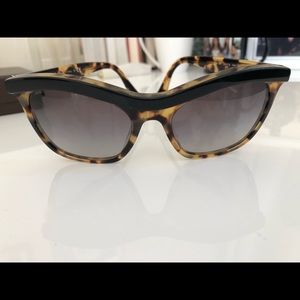 Prada Tortoise Wayfarer Sunglasses